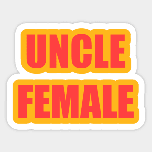 Uncle Female iCarly Penny Tee Sticker